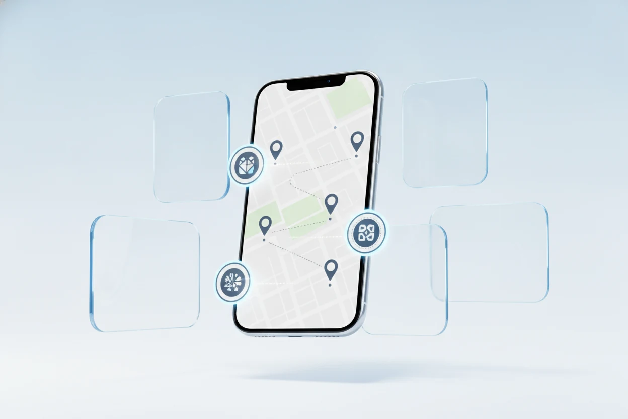 QR 스탬프 투어 진행 화면 예시